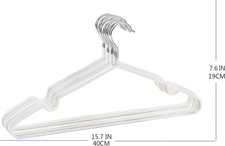 Kleiderbügel Metall (40 cm) – 30 Stück Platzsparende Kleiderbügel für Erwachsene,0,4cm Dick, Belastb