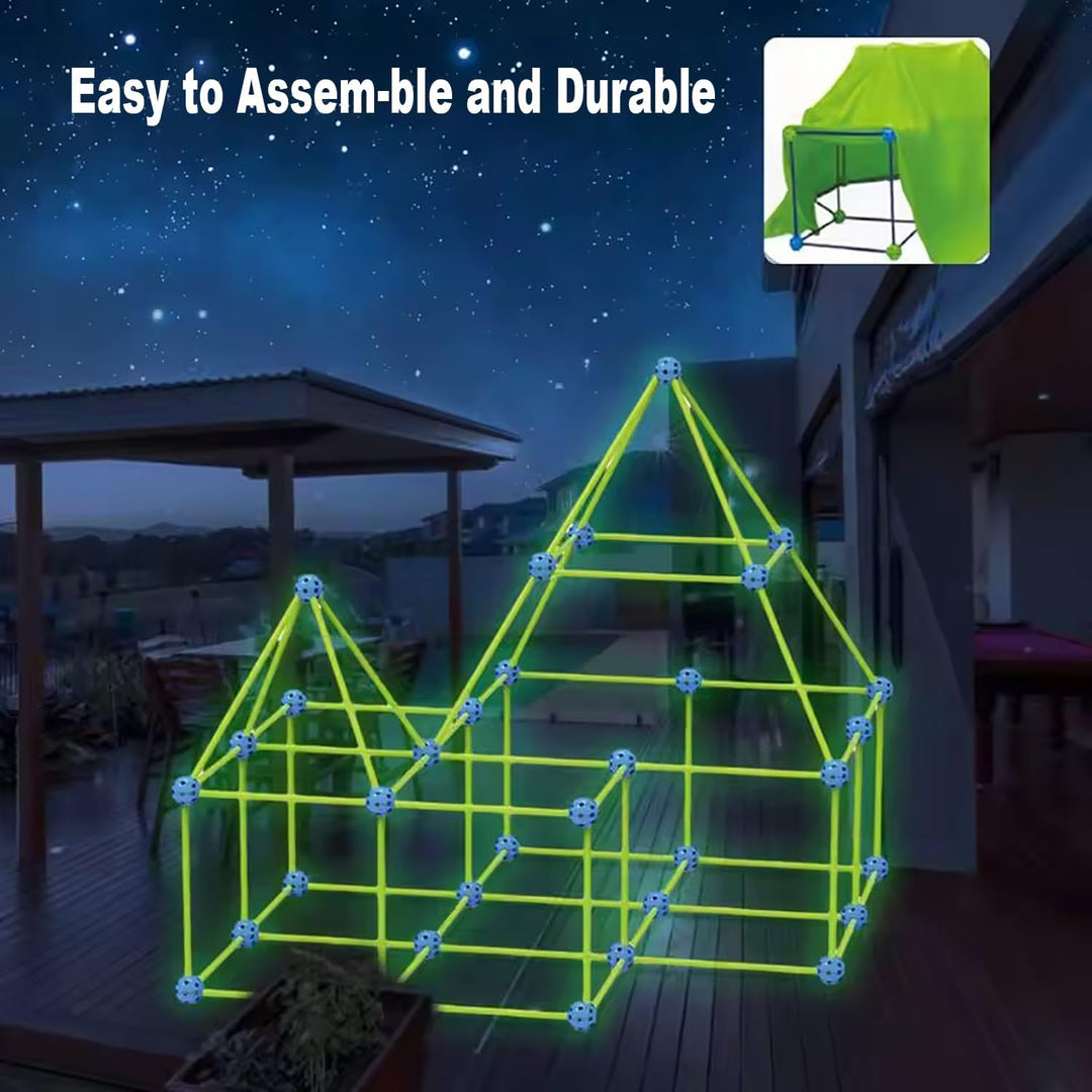 Höhle Bauen Set, Höhlenbauset, 175pcs DIY-Bauset Set, Im Dunkeln Leuchtendes, Geeignet zur Entfaltun