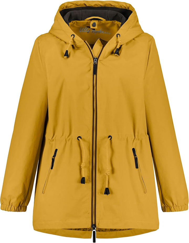Ulla Popken Damen Fleeceweste Jacken 42-44 Senf, 42-44 Senf