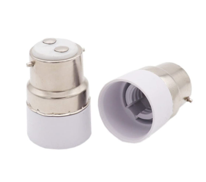 ShuoHui Bajonett B22 auf E14 Socket Halogen LED Glühbirne Adapter Buchse max voltage 250V 200W (10)