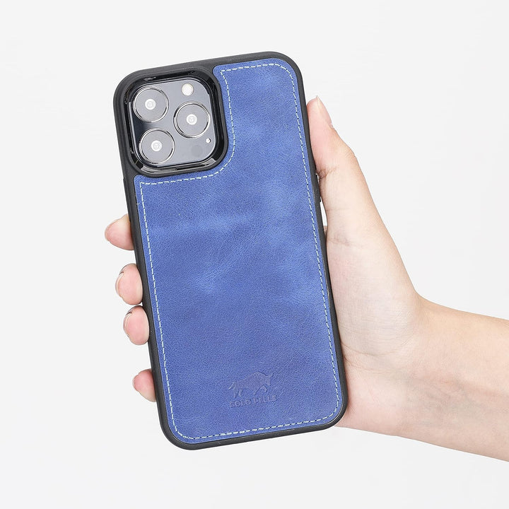 Solo Pelle Lederhülle für das iPhone 13 Pro Max in 6.7 Zoll Stanford Case Leder Hülle Ledertasche Ba
