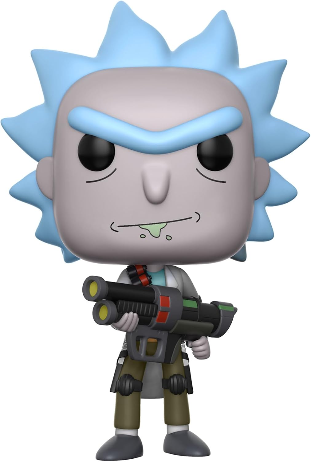 Funko 12439 Actionfigur Rick und Morty: Weaponized Rick Grau / Grau / Weiss, Grau / Grau / Wei&amp;
