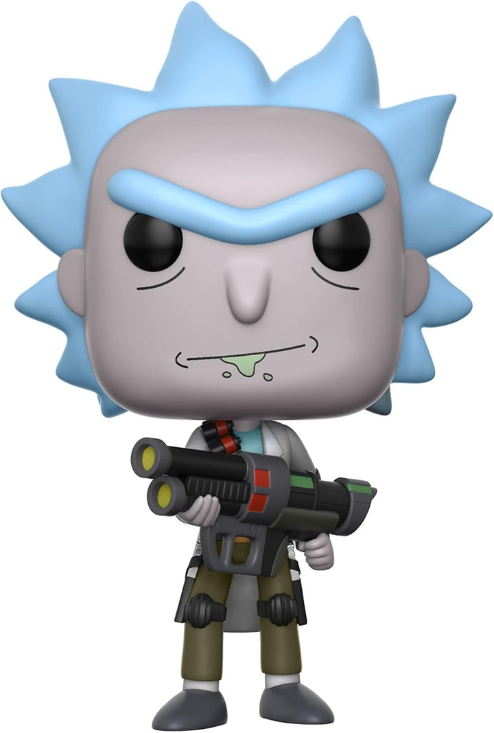 Funko 12439 Actionfigur Rick und Morty: Weaponized Rick Grau / Grau / Weiss, Grau / Grau / Wei&amp;