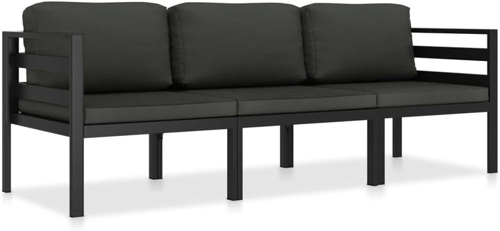 vidaXL Gartenmöbel 3-TLG. mit Kissen Sitzgruppe Lounge Sofa Garten Garnitur Gartenset Sitzgarnitur G