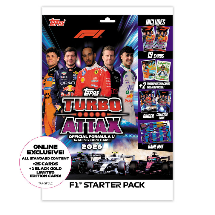 Topps Formula 1 2026 Turbo Attax - Starter Pack (Online Exclusive)