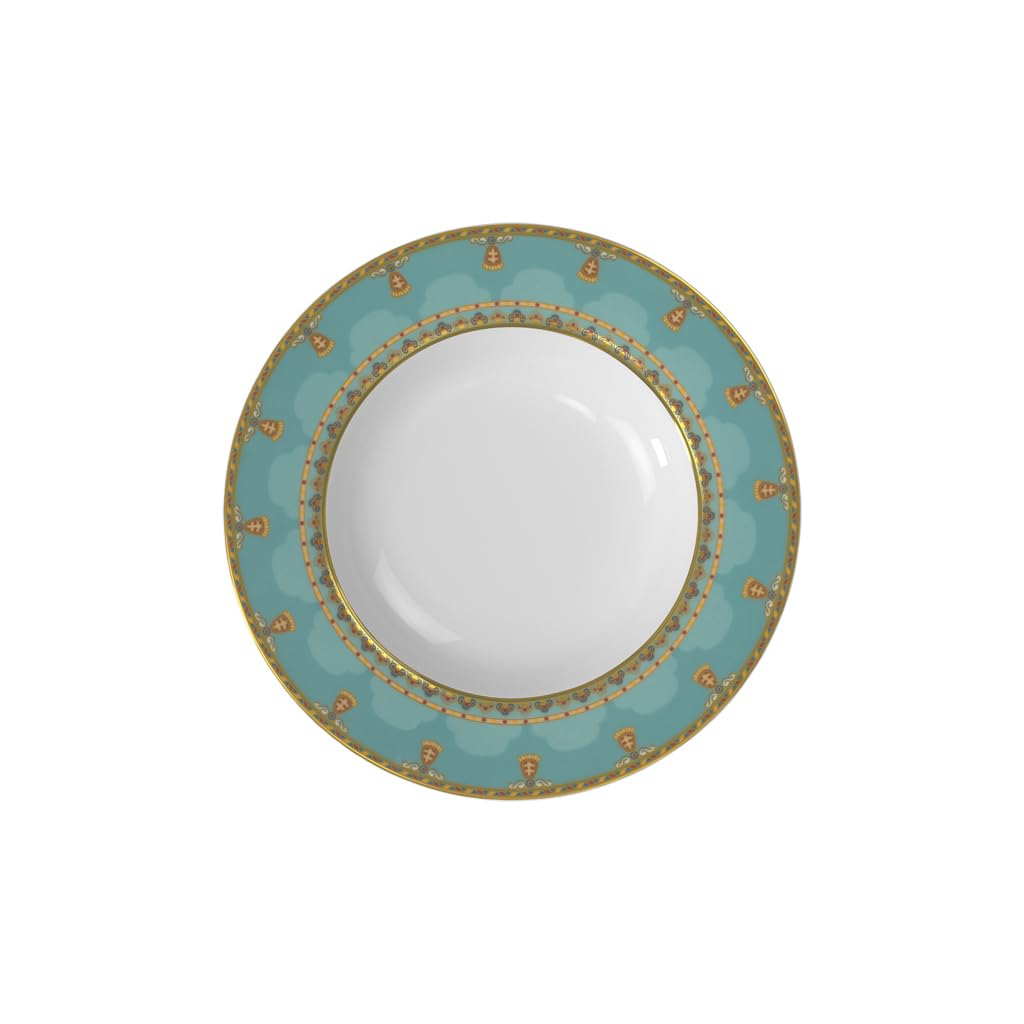 Villeroy & Boch, Knochenporzellan, Gold, 1 Stück (1er Pack) Aquamarin, 1 Stück (1er Pack) Aquam