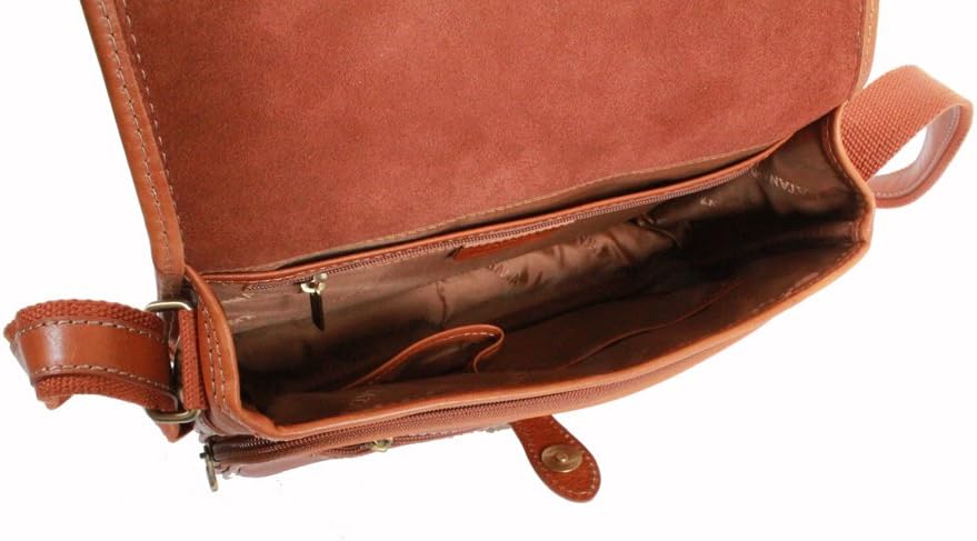 Katana Umhängetasche aus Rindsleder K 32588 Goldfarben, Goldfarben
