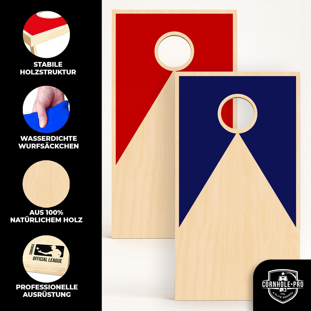 Original Offizielles Cornhole | Amerikanisches Cornhole | Einfach zu transportieren | Offizielle Abm