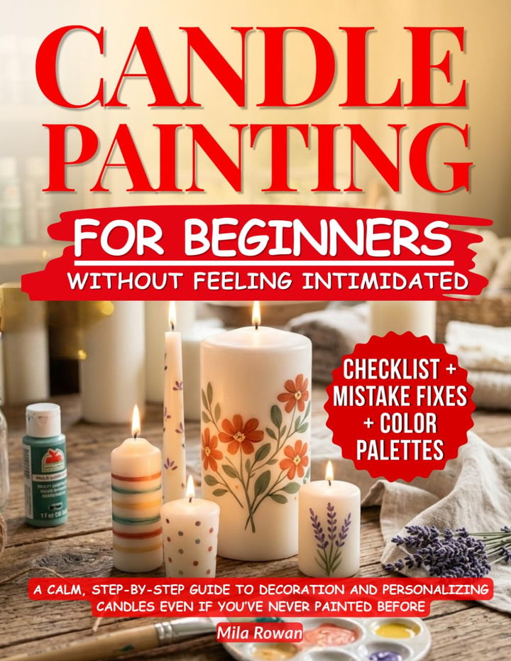 Candle Painting for Beginners Without Feeling Intimidated: A calm, step-by-step guide to decorating