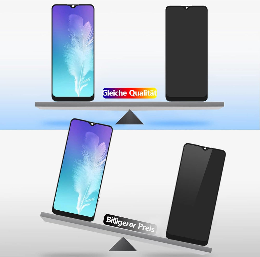 RongZy Ersatz Display Kompatibel für Samsung Galaxy A03/A035G Touchscreen Bildschirm Digitizer Glas