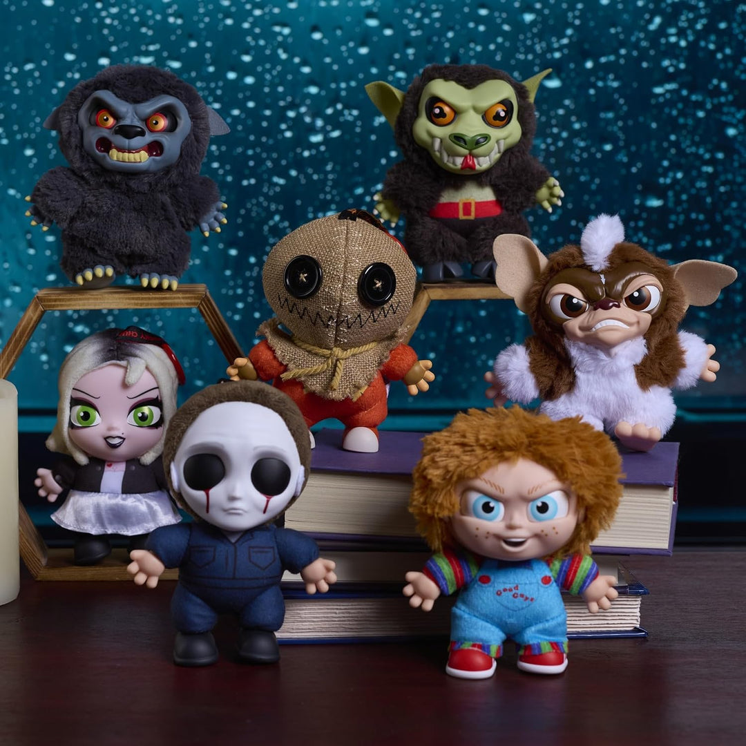 Just Play Tiny Nightmares Fright Face Vinyl Plüschfigur Blind Collectible | Clip-On Horror Plüschfig