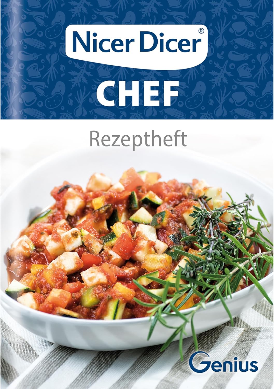Nicer Dicer Chef Küchenzubehör-Set, die leistungsfähigste Version des Nicer Dicer – bekannt aus dem