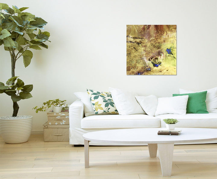 Paul Sinus Art Dissonanzen Kunstdruck Abstrakt452_60x60cm Leinwandbild Disharmonie XXL fertig auf Ke