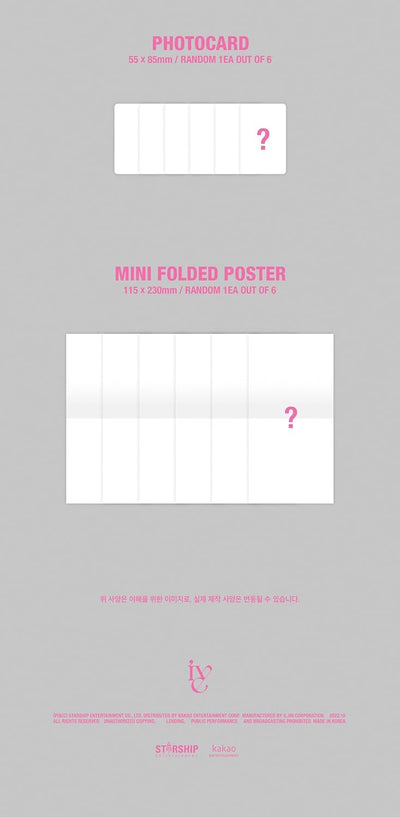 IVE I'VE MINE 1st EP Album Contents+Photocard+Tracking Sealed (Digipack Random Version)