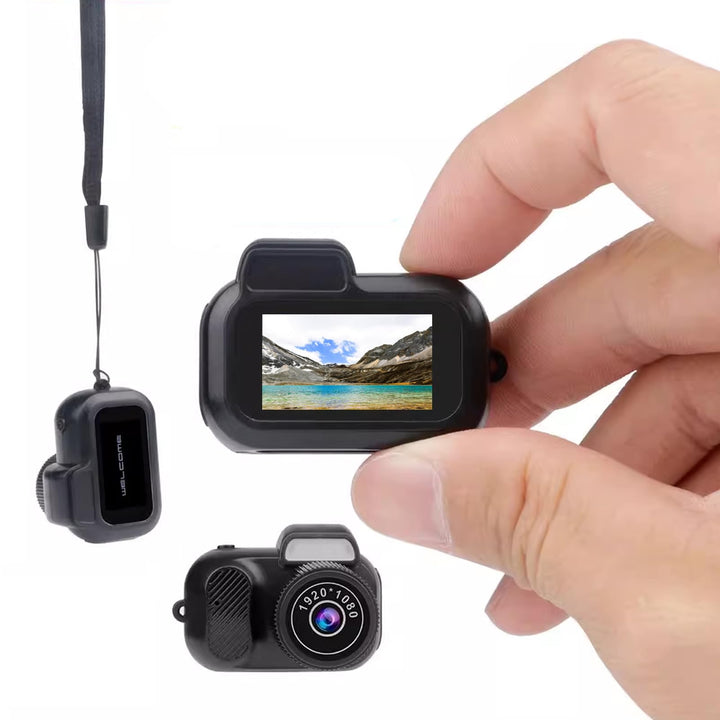 Kamera Schlüsselanhänger, 1080P-Videorecorder, mit 0,96-Zoll-Bildschirm, Fotografie-Geschenke, Winzi