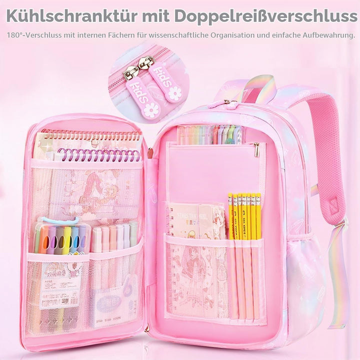 Schulrucksack für Mädchen, Kinder Grundschultaschen Leichte Rucksäcke Kinder Schulranzen Büchertasch