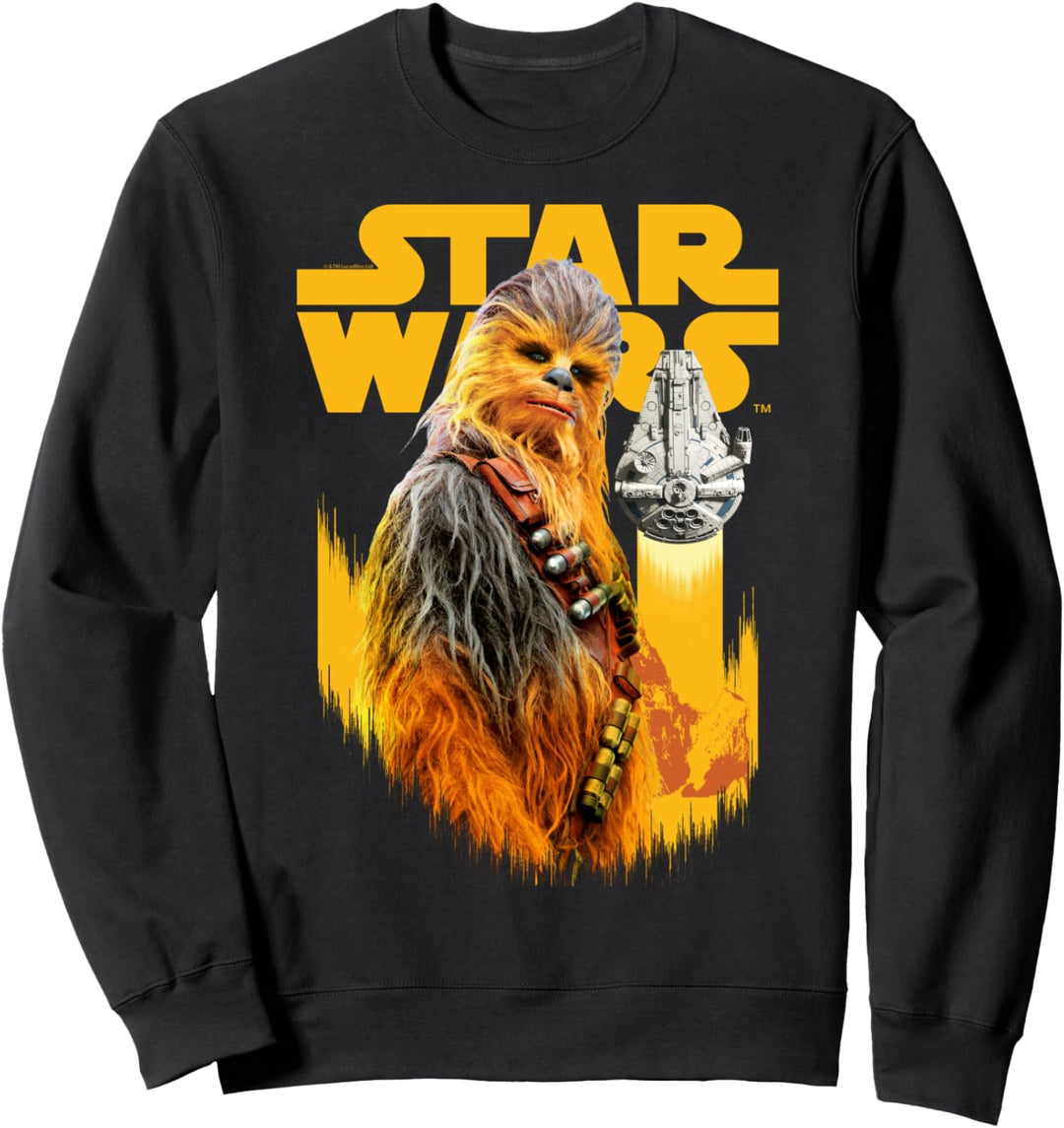 Star Wars Han Solo Movie Chewie Grungy Intro Sweatshirt