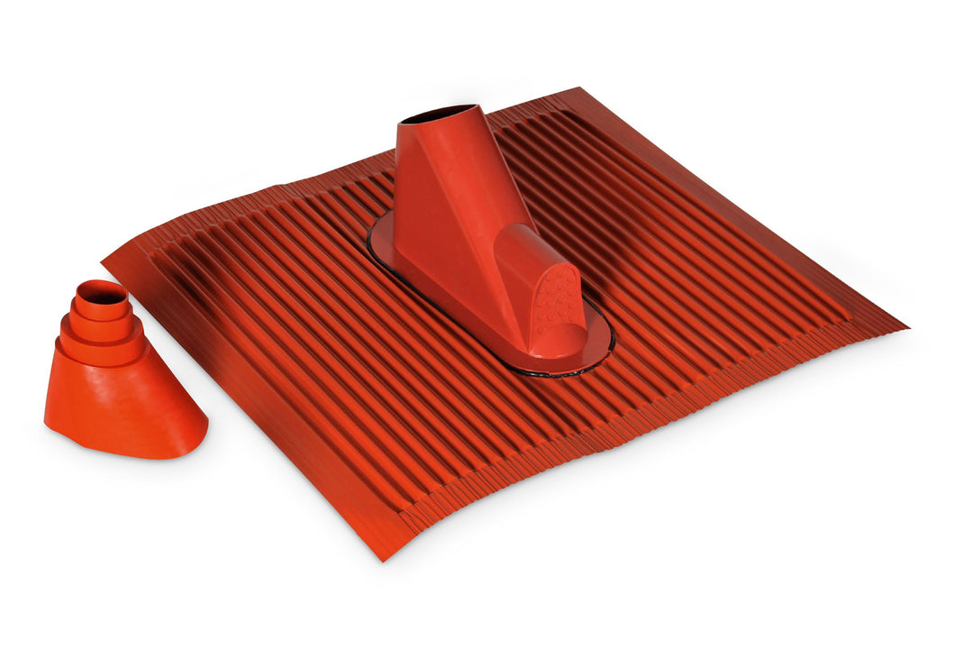 TechniSat Alu Dachziegel Set (mit Gummitülle zur wasserdichten Mast- und Kabeldurchführung 450 x 500