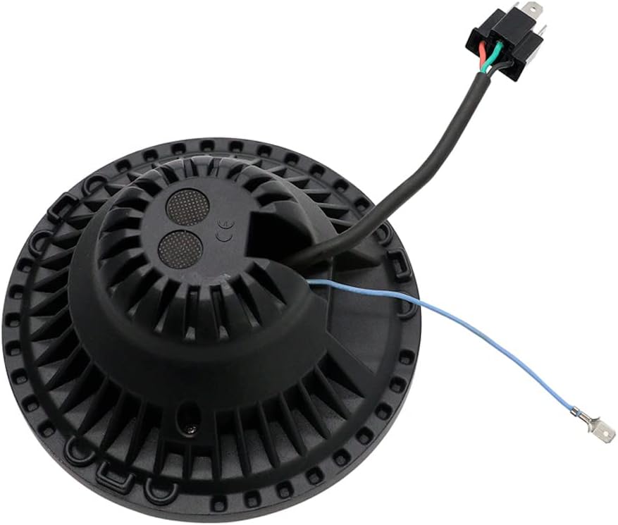 AUTO-STYLE Satz LED Scheinwerfer kompatibel mit Land Rover 90/110 & Defender - Schwarz