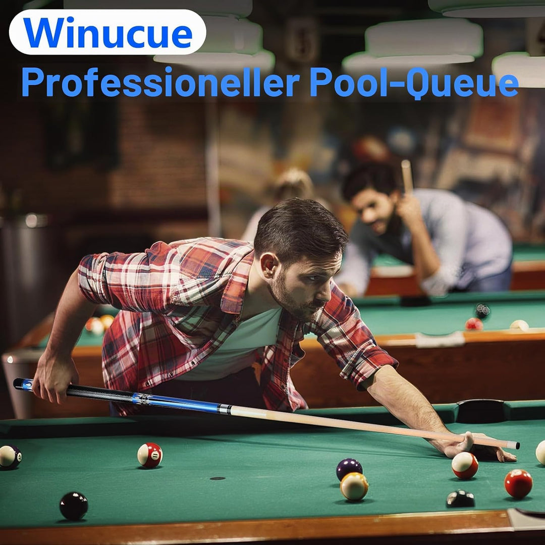 Billard Queue 18 19 20 21 oz, 58" Pool Queue Sticks 13mm Spitzen für Professionelle Billardspieler,