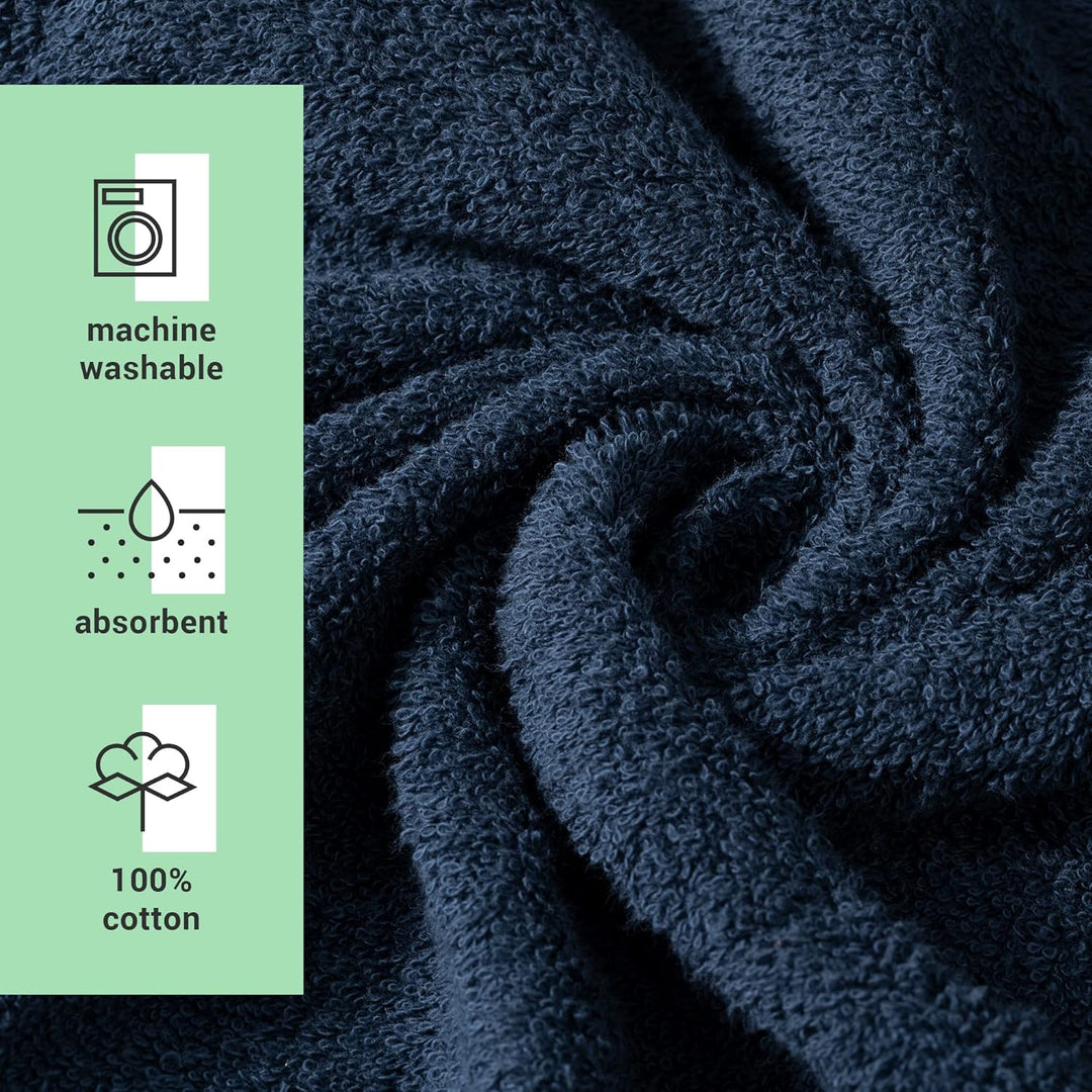 HOMELEVEL Poncho Damen Frottee - Badeponcho Badetuch aus 100% Baumwolle - Handtuch für Strand Sauna