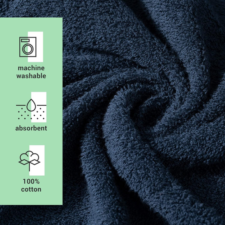 HOMELEVEL Poncho Damen Frottee - Badeponcho Badetuch aus 100% Baumwolle - Handtuch für Strand Sauna