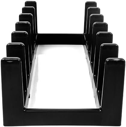 BOAA Fresh Topfdeckelhalter, Küchenaufbewahrung, Geschirrhalter für die Schublade (Pur Schwarz), Pur