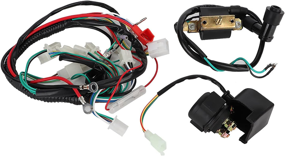 Kabelbaum Magnetspulengleichrichter CDI-Kit Passend für 50cc 70cc 110cc 125cc ATV Quad Bike quad 125