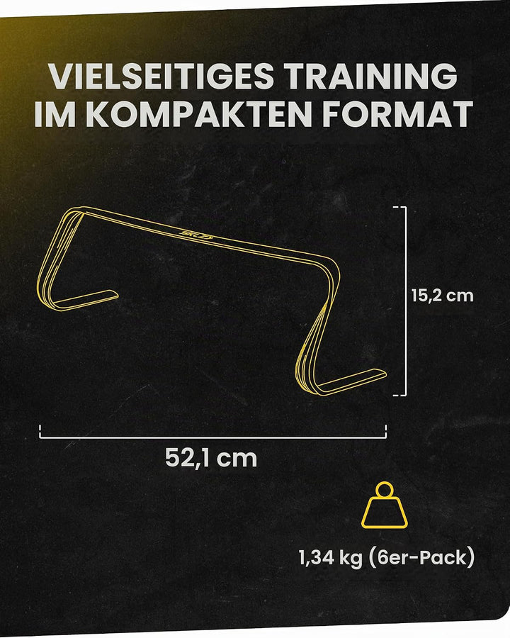 SKLZ Europe GmbH Hurdle 6er Set Einheitsgrösse, Einheitsgrösse