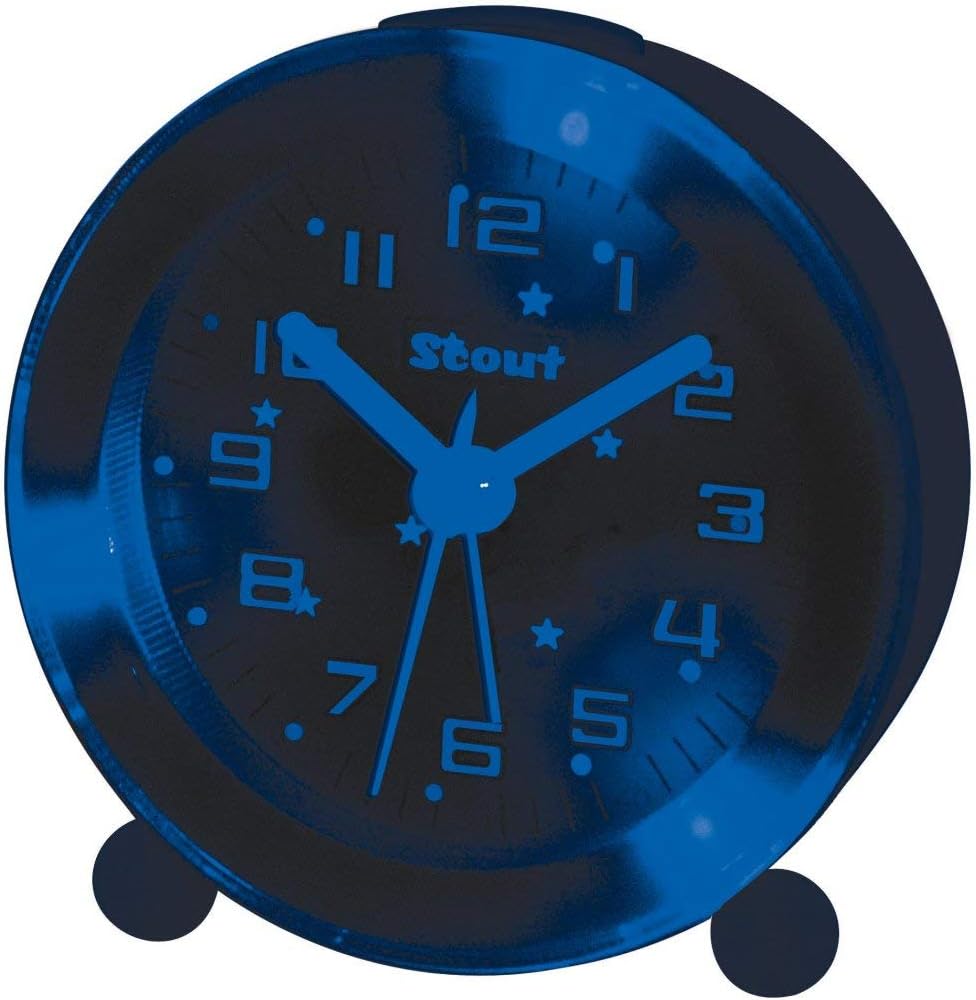 Scout Wecker Night Light 11 cm blue