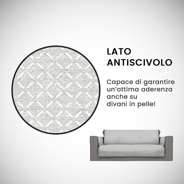Komfort-Antigleiten-Sofa-Decke,3 Plätze, grau 3 Plätze Grau, 3 Plätze Grau