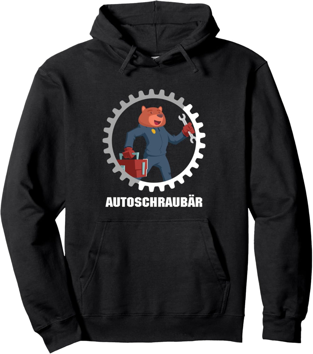 Autoschraubär Bär KFZ Mechaniker Auto Werkstatt Geschenk Pullover Hoodie