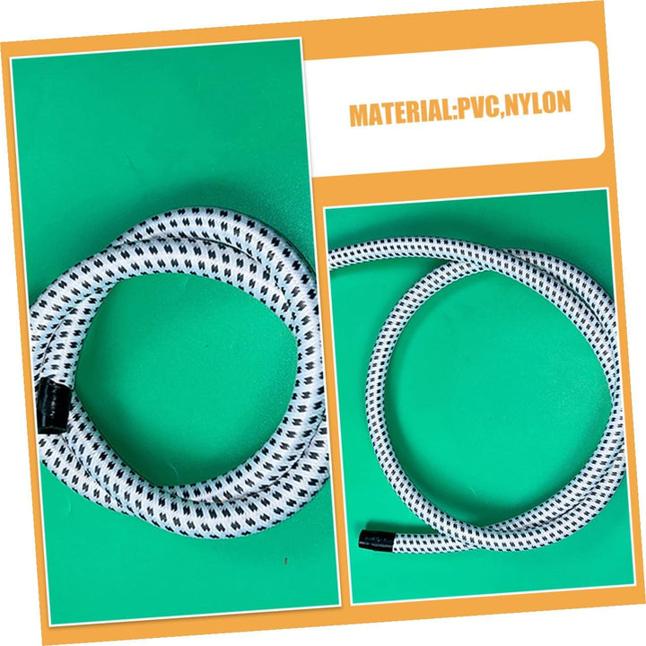 Homoyoyo Hitzebeständiger Dampfschlauch für Bügeleisen Flexibler Pvc nylon Ersatzschlauch für Dampfb