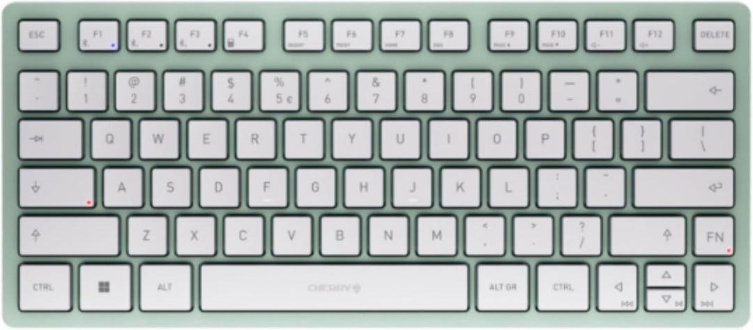 CHERRY KW 7100 Mini BT, Kompakte Multi-Device-Tastatur mit 3 Bluetooth-Kanälen, US-Internationales L