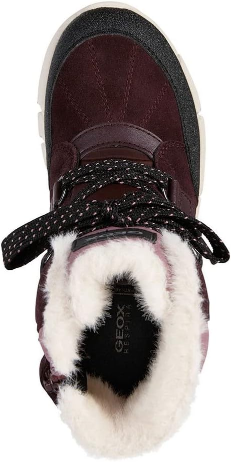 Geox Mädchen J Flexyper Girl B Ab Stiefeletten 31 EU Dk Burgundy, 31 EU Dk Burgundy