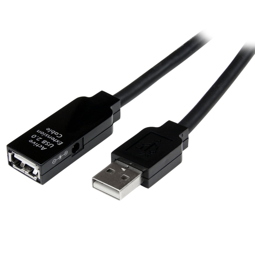 StarTech.com 15m USB 2.0 Repeater Kabel, Aktives USB Verlängerungskabel mit Signalverstärker, 1 x US