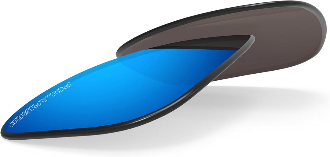 BlazerBuck Anti-salz Polarisierte Ersatzgläser für Oakley Crossrange OO9361 Eisblau Polarisiert, Eis