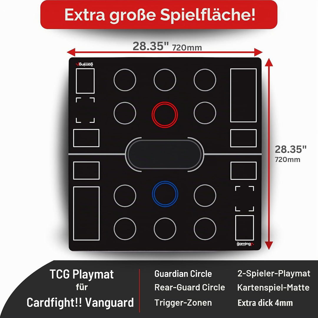 Die Gaming Mat Company 2-Spieler CARDFIGHT!! Vanguard Spielmatten für Vanguard TCG Karten - Deluxe 7