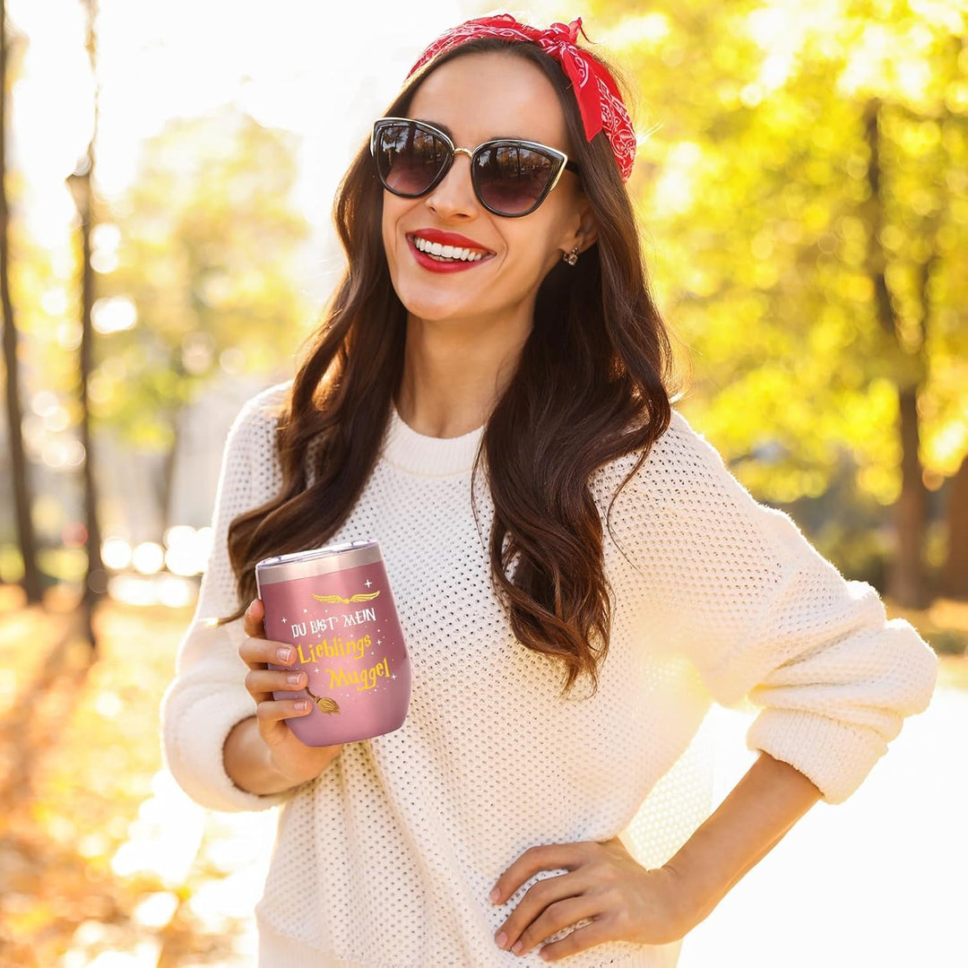 Grogife Harry Geschenke für Sie Freundin Frauen, Lustige Potter Adventskalender Geschenk, Weihnachts