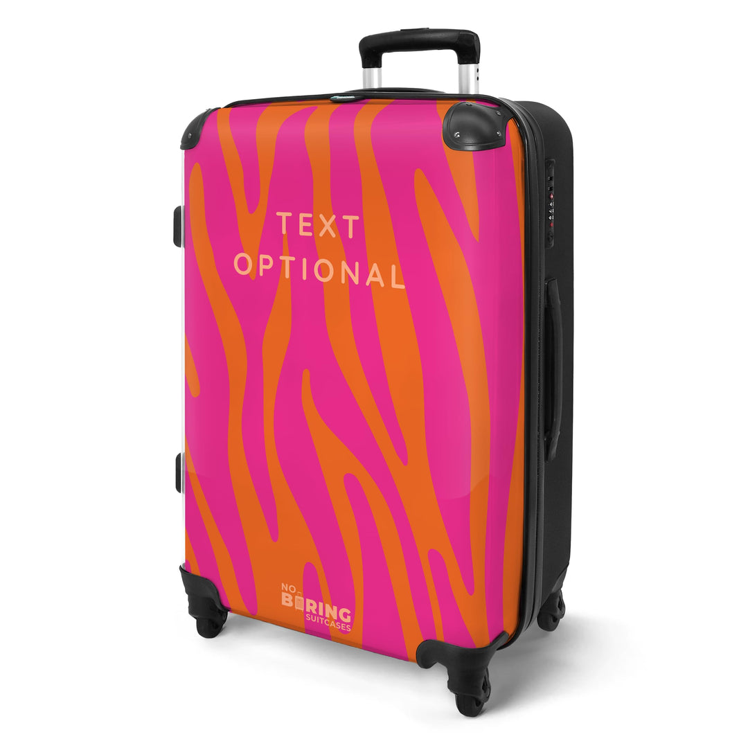 NoBoringSuitcases.com® Reisekoffer 67cm 72L Personalisiert - Grosser Hartschalenkoffer mit Rollen, L
