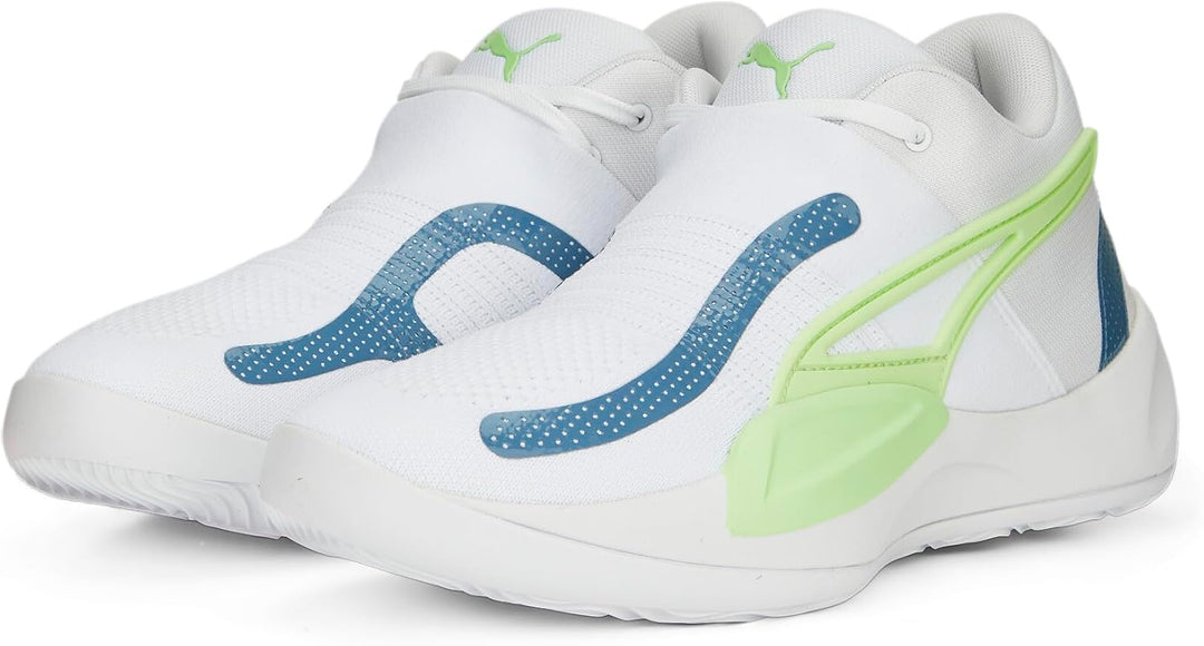 Puma Herren Rise NitroBasketballschuh 39 EU Puma White Deep Dive, 39 EU Puma White Deep Dive