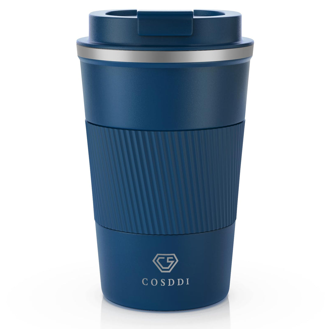 CS COSDDI Thermobecher- Isolierbecher, Edelstahl Travel Mug, 18oz/510ml Vakuum auslaufsicher Reisebe