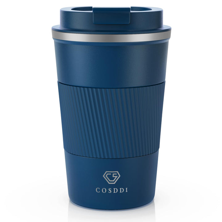 CS COSDDI Thermobecher- Isolierbecher, Edelstahl Travel Mug, 18oz/510ml Vakuum auslaufsicher Reisebe