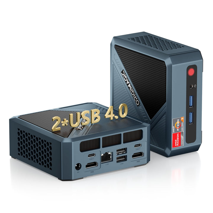 A2 Mini PC Workstation, Con Intel Core i9-13900HK Processors(14/20T), bis zu 5.4GHz, 32GB DDR5 5200M