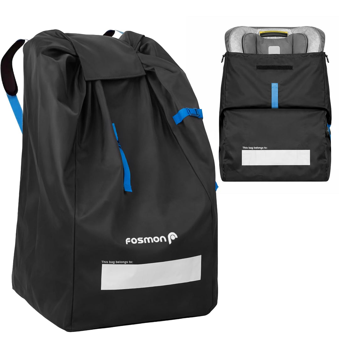 Fosmon Reisetasche für Autositz, Flugzeug, Verstellbarer Schultergurt, gepolstert, Nylon-Rucksack, U