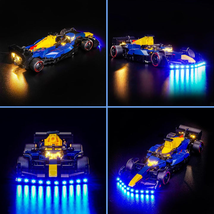Licht Set Kompatibel mit Lego 77243 Oracle Red Bull Racing RB20 F1 Rennauto, Nur Lichter Set, Licht