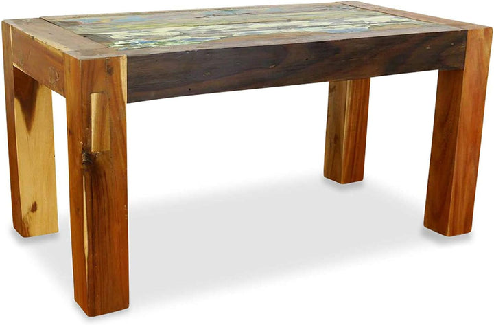 livasia Couchtisch | Recyceltes buntes Bootsholz | Wohnzimmertisch | Java Designer Möbel aus Bootsho