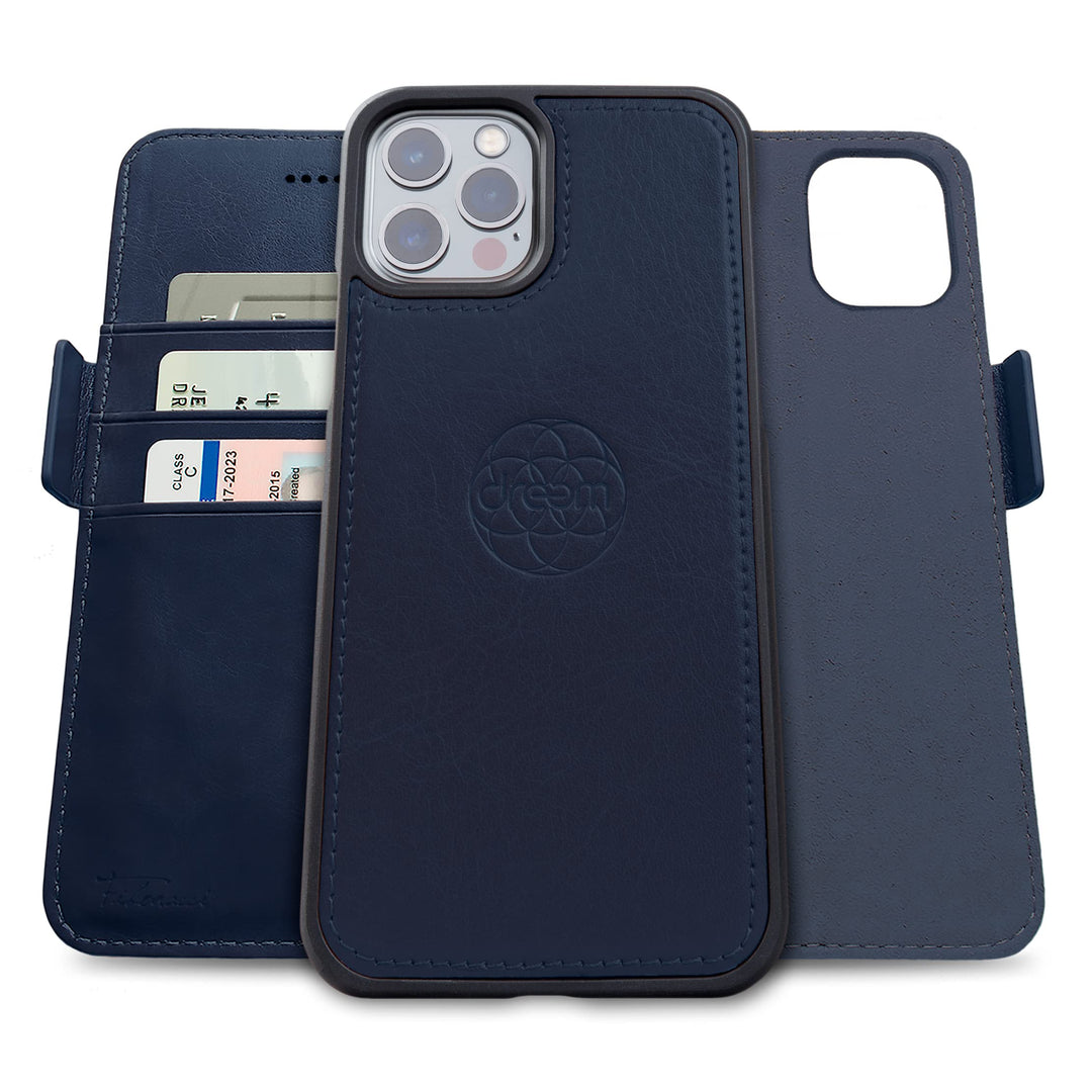 Dreem Fibonacci 2in1 Handyhülle Flipcase für iPhone 12 & 12 Pro | Magnetisches iPhone Case | TPU Etu
