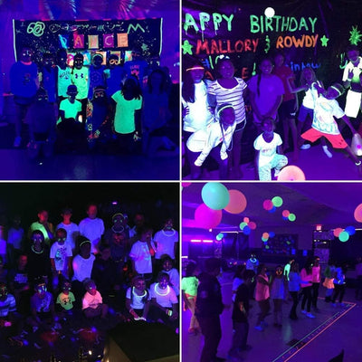 UV Beleuchtung, UKing Schwarzlicht LED mit 12 x 3W UV LED Bar Lichteffekte mit Fernbedienung Partyli