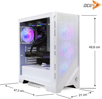 dcl24 Computer i9 14900KF, RTX4080 Super 16GB - 2000GB SSD, 64GB DDR5, High end PC mit 24x4.4 GHz, R